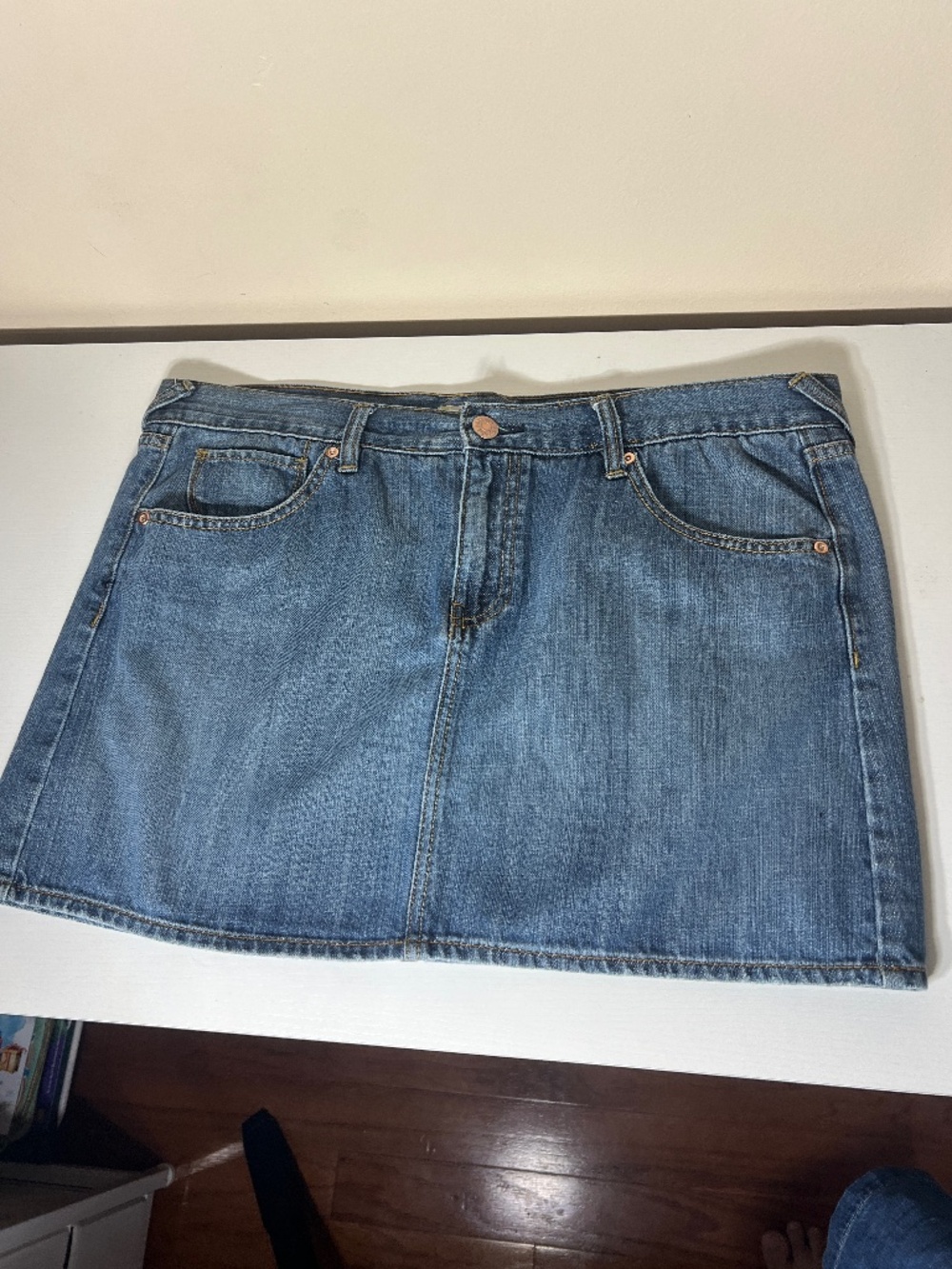 Old navy denim mini skirt size 14